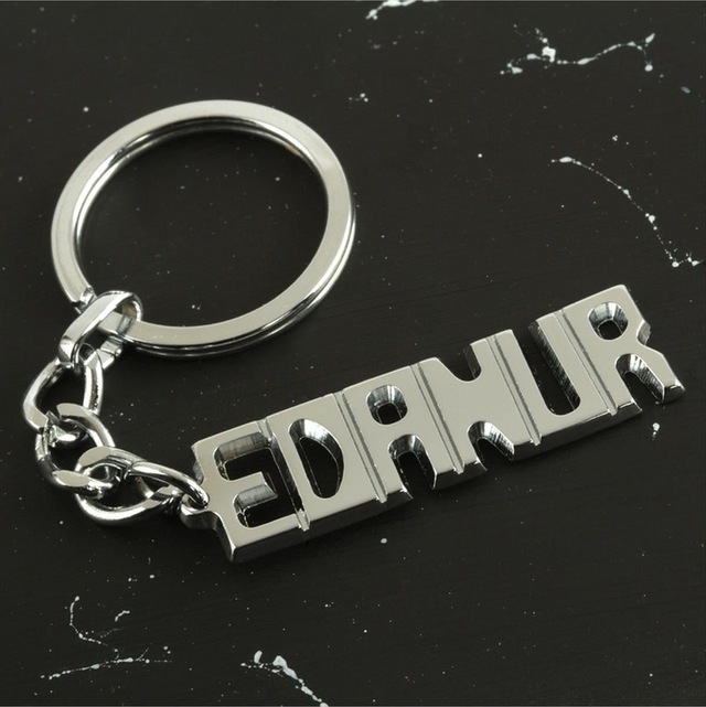 Edanur - 45 - - Spt-gld - İsimli Anahtarlık Çok Renkli
