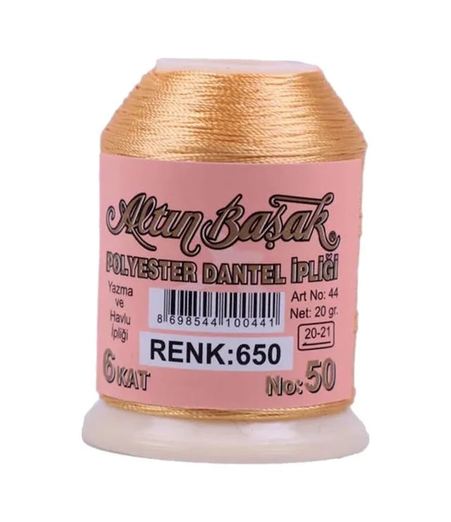 Ers Altınbaşak Oya Ve Dantel İpi 20 Gr - Royaleks - No: 650