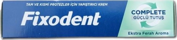 Fixodent Diş Protez Yapıştırıcı Krem Complete Ekstra Ferah 47 Gr