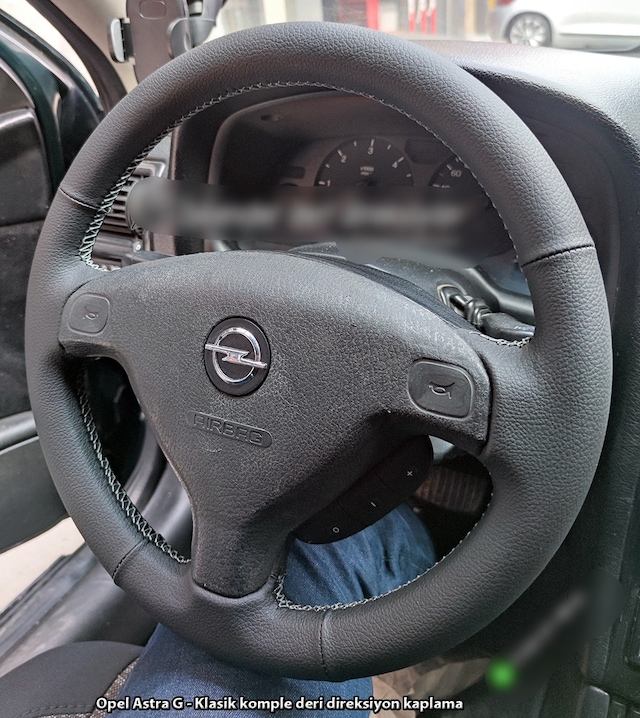 Opel Astra G 2001 Araca Uyumlu Direksiyon Kılıfı Siyah