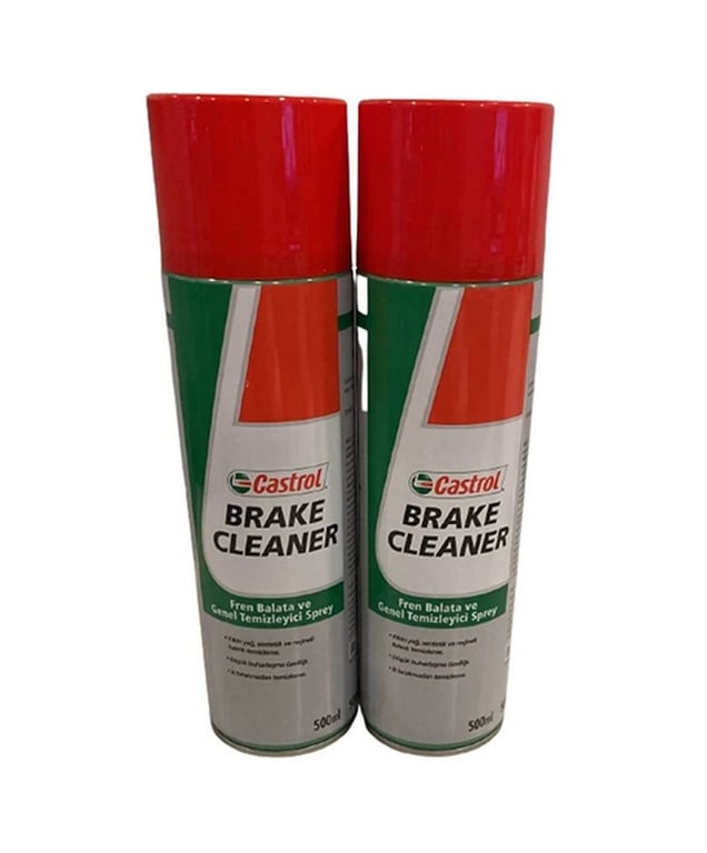 Castrol 2'li Fren Balata Ve Genel Temizleme Spreyi 500 Ml