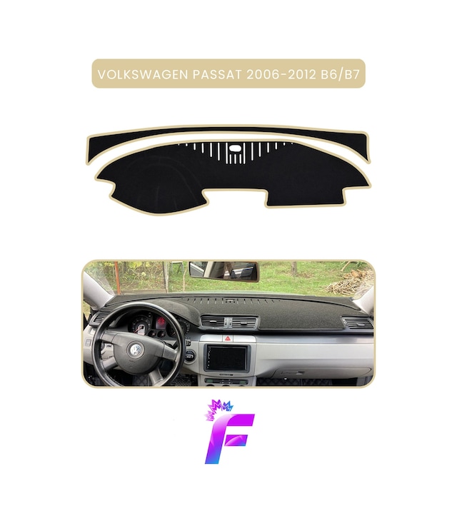 Volkswagen Passat B6,b7 2006-2012 Torpido Örtüsü Güneşten Korur Kolay Montaj Tam Uyum C31 Torpido Halısı