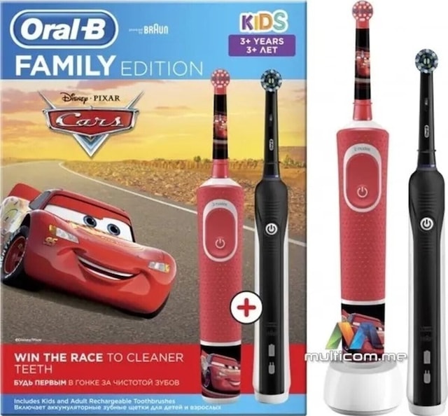 Aile Paketi Pro Care 700 + D100 Cars Şarjlı Diş Fırçası