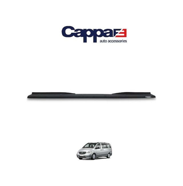 Cappafe Mercedes Vito W640 Arka Tampon Eşiği Koruma Abs Mat Si N11.9047
