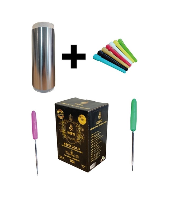 Yt Kefo Gold 26 Mm 1 Kg Rulo Folyo Nargile Iğnesi 2 Ad. 1 Paket Sipsi