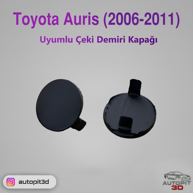 Toyota Auris 2006 2011 Uyumlu Ön Tampon Çeki Demiri Kapağı