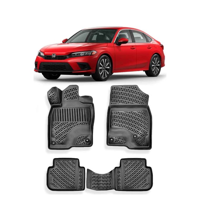 Honda Civic Fe1 Uyumlu Rizline 3D Havuzlu Paspas Takımı 2021+