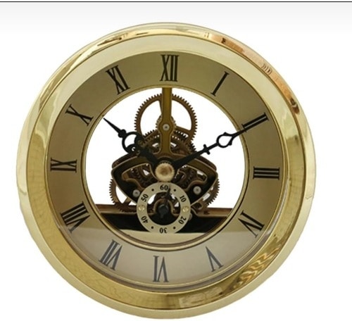 10.5 Cm Sarı Gold Geçme Saat Pilastik Kasa Ilk Elden Ithalatcı