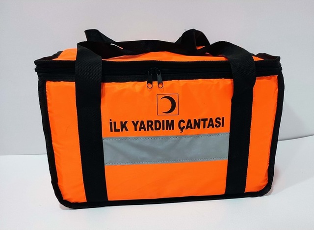 Medsey İlk Yardım Çantası Mini Boy Turuncu