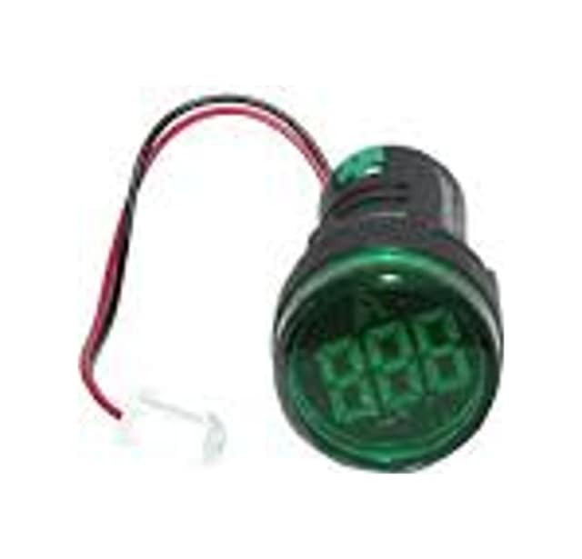Ew16-22la-y Q22mm Ampermetre Led 100a Yeşil 5'li Paket