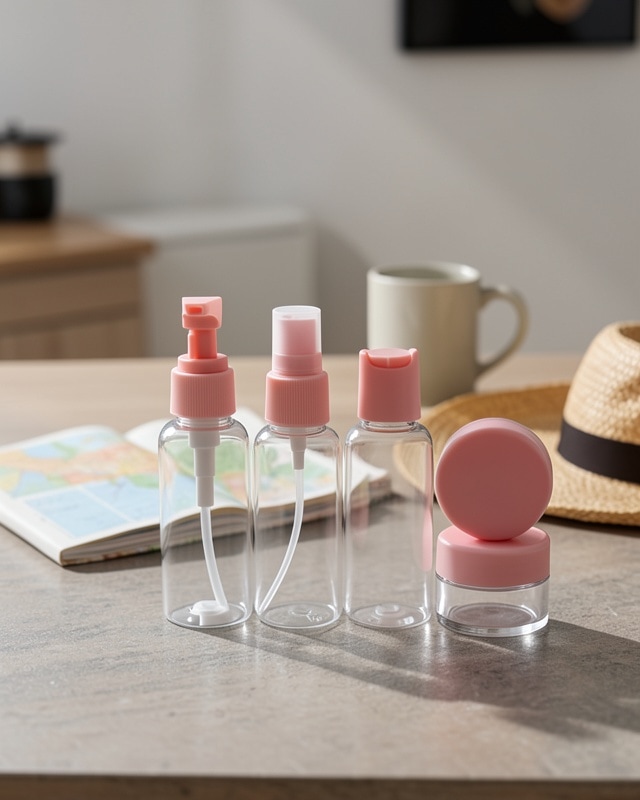 5 Li Seyahat Kozmetik Dolum Seti 30 Ml Uczzz5liseyahatşişesipembe-2