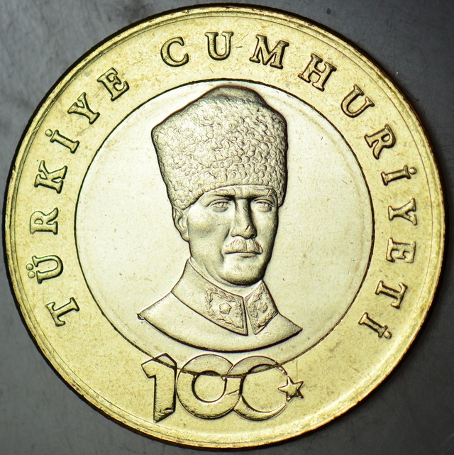 5 Lira 2023 Hatıra-cumhuriyet'in 100. Yılı. Çil.