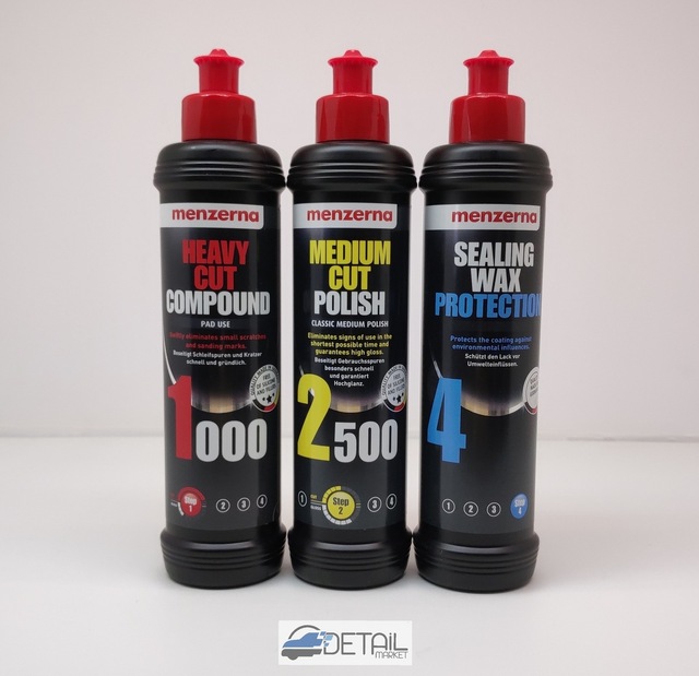 Menzerna 1000 2500 Sealingwax Kalın Pasta Hare Boya Koruma 250 ML