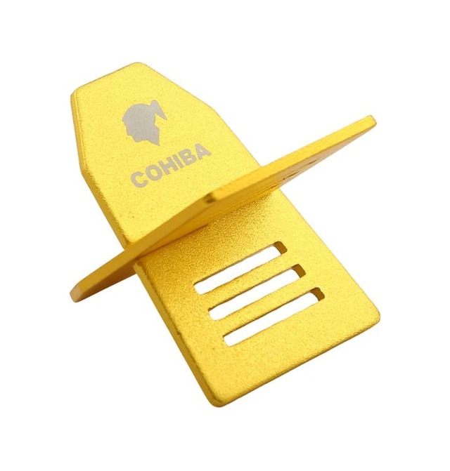 Cohiba Sarı Puro Tutucu Metal Sehpa - Tr7376