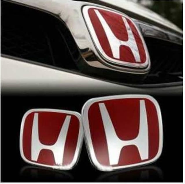 Honda Civic FD6 Kırmızı Ön Arka Logo Amblem 2006-2011
