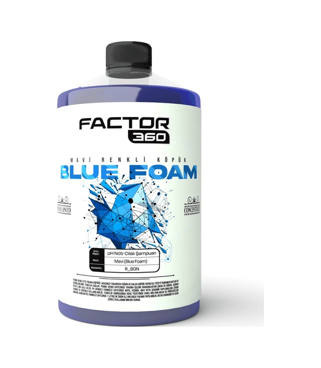 Blue Foam Mavi Renkli Oto Yıkama Köpüğü Oto Şampuan 1 L