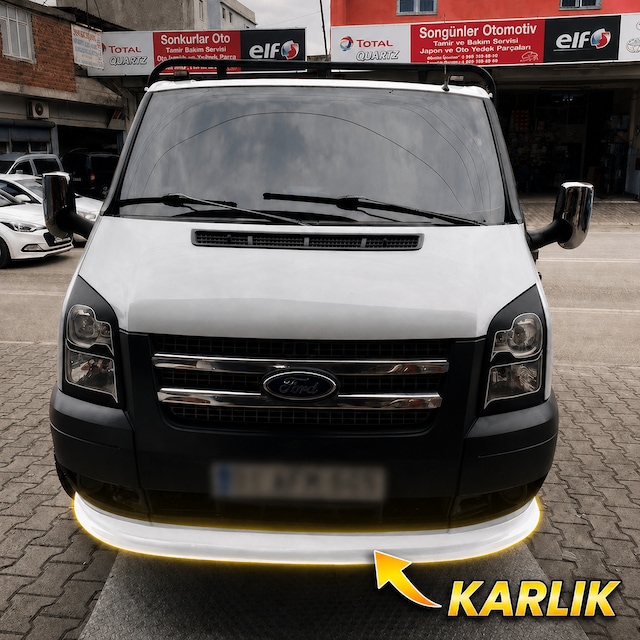 Ford Transit 07-13 Arası Ön Tampon Eki Karlık İnce Model