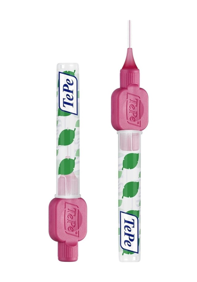 2li Tepe Interdental Brush Arayüz Fırçası Pembe 0.4 Mm 8 Li
