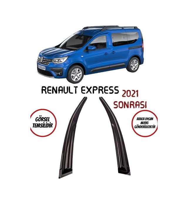 Renault Express Cam Rüzgarlığı 2021 Ve Sonrası 2-li Takım