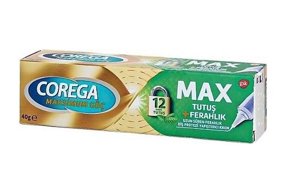 Corega Max 12 Saat Tutuş Ferahlık 40 G