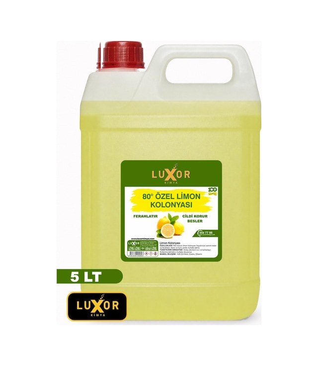 Luxor 80 Derece Limon Kolonyası 5 L