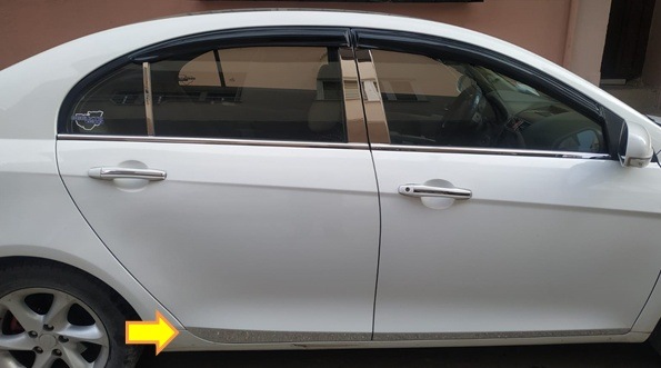 Geely Emgrand Krom Yan Kapı Çıtası 4 Parça 2009 ve Üzeri Sedan