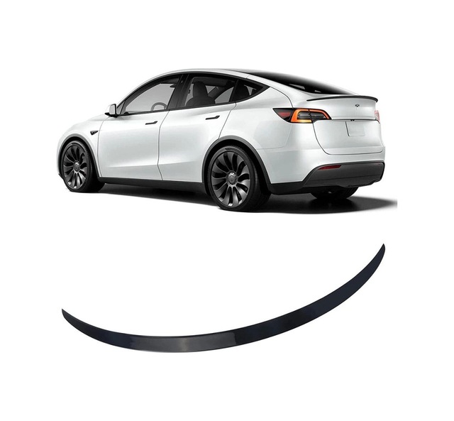 Tesla Model Y Bagaj Üstü Piano Black Spoiler