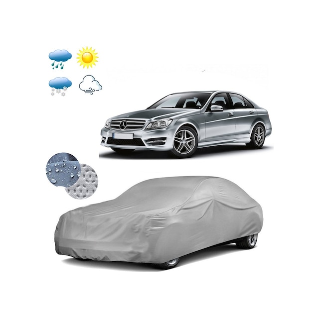 Autozel Mercedes W204 Branda Araba Koruyucu Miflonlu Oto Brandası