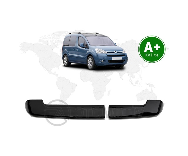 Citroen Berlingo Panelvan Bagaj Üstü Spoiler Parlak Siyah Çift Bagaj Kapaklı 2008 2018 Model