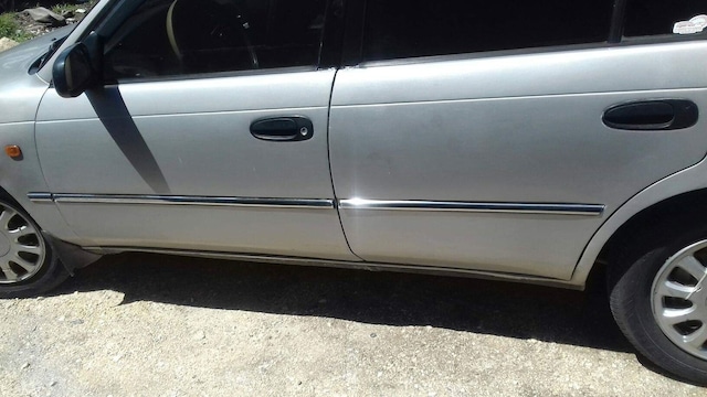Toyota Corolla Uyumlu 1992-1998 Krom Yan Kapı Çıtası Pas.çelik 6 Parça