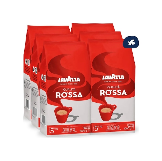 Lavazza Qualita Rossa Çekirdek Kahve 6 x 1 KG