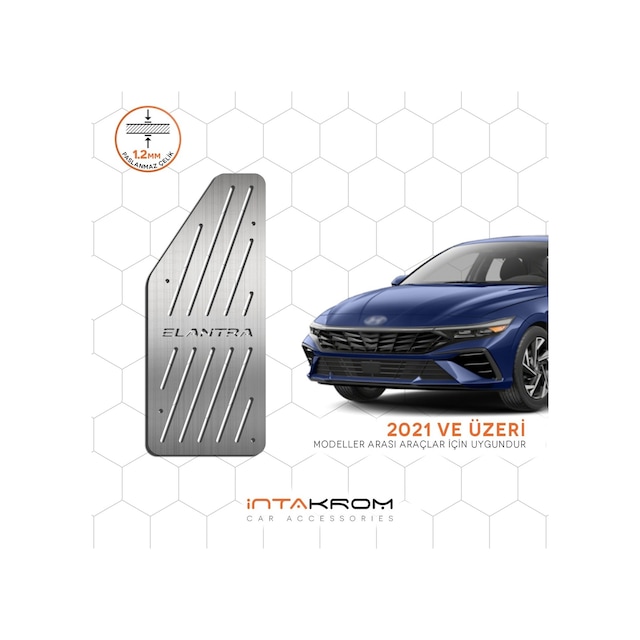 Hyundai Elentra Krom Ayak Dinlendirme Pedalı - 2021 Ve Üzeri