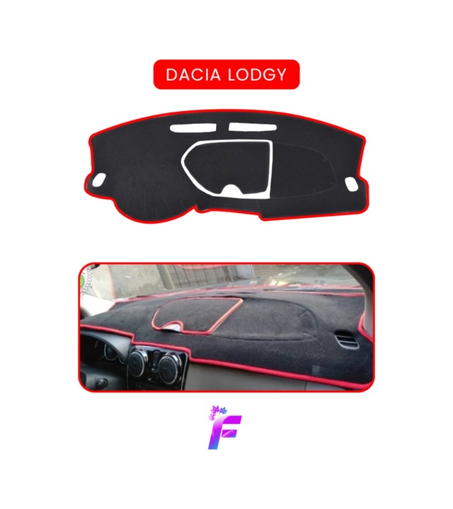 Dacıa Lodgy 2010-2017 Araca Özel Torpido Örtüsü Ön Göğüs Kılıfı Koruma Oto Aksesuar Ta75 Torpido Halısı