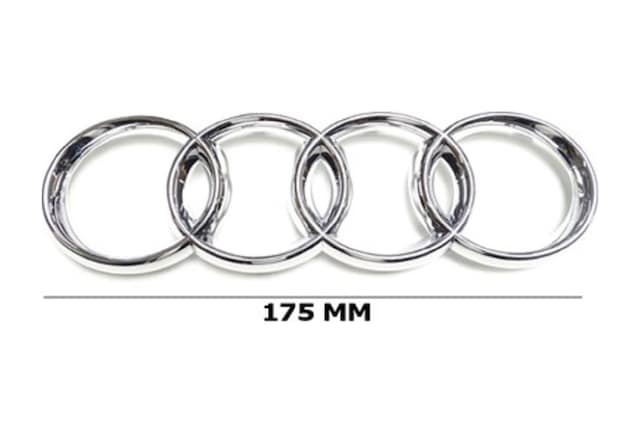 Audi Bagaj Yazısı - Audi Bagaj Logo - Audi Yazı - Audi Arması - Krom
