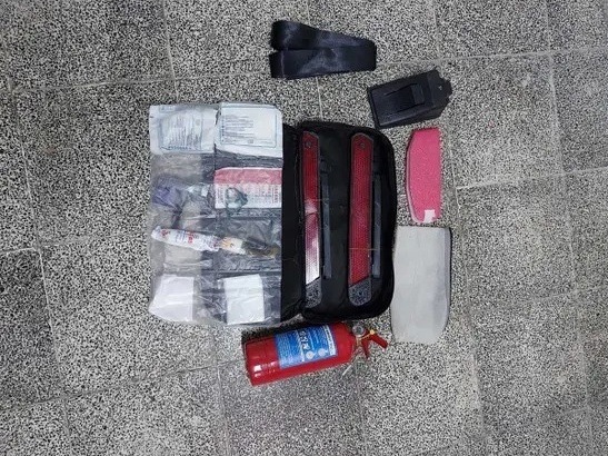 Lüx Trafik Seti+1200 Akü Takviye Kablosu+plastik Hava Kompresörü