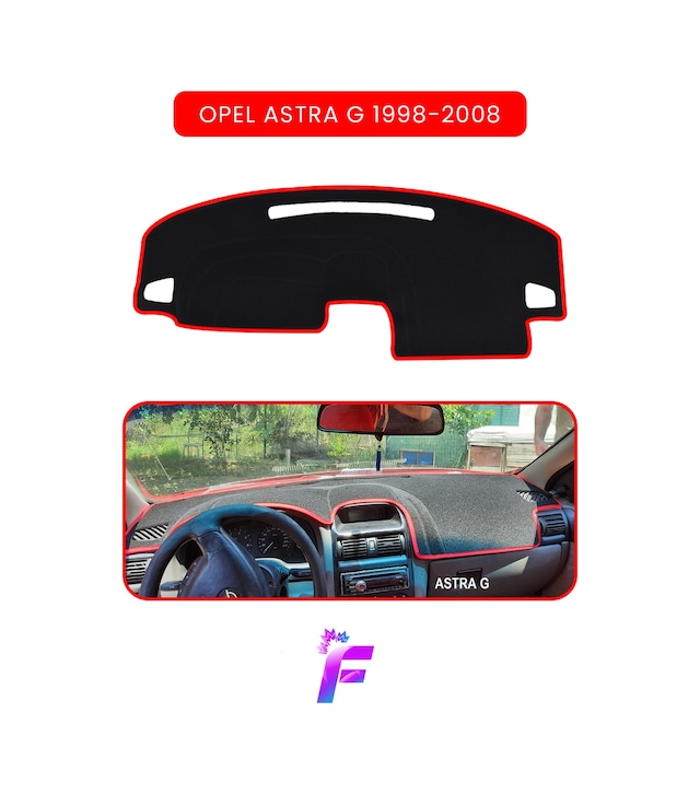 Opel Astra G 1998-2008 Uyumlu Torpido Örtüsü Araca Özel Üretim Kolay Montaj Kaymaz Te9 Torpido Halısı
