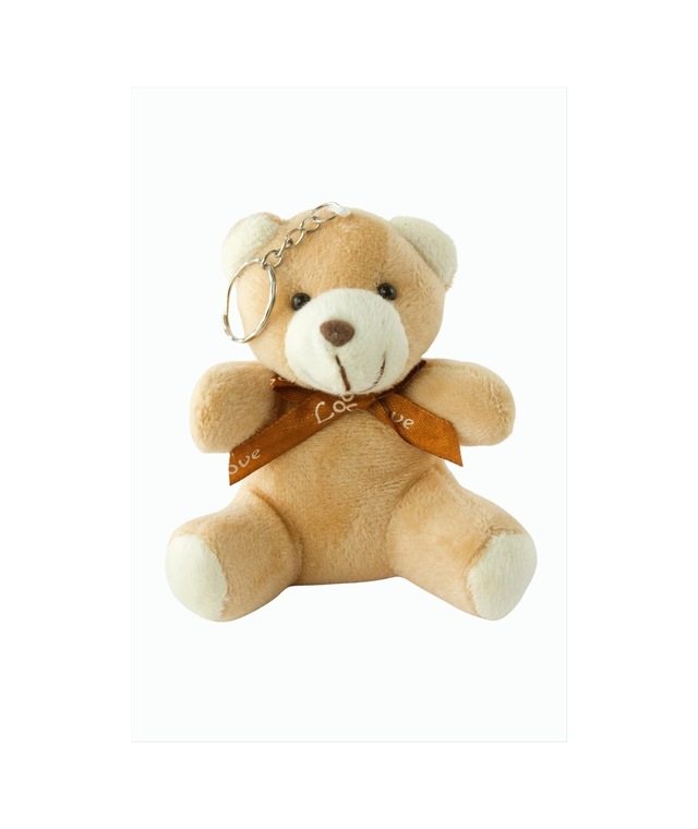 Ayıcık - 103 - Peluş Çanta Anahtarlık 12 - Spt-gld - Cm Kahverengi
