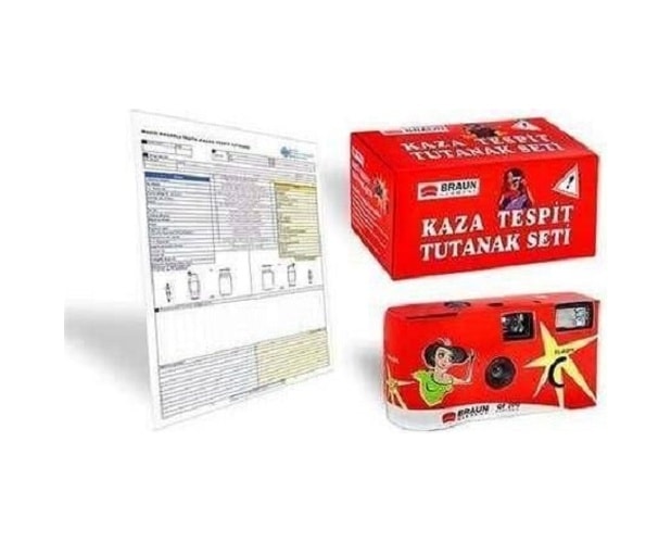 BRAUN GERMANY Kaza Tespit Tutanak Seti