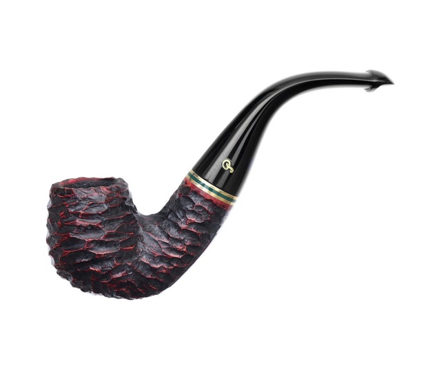 Peterson Emerald Rusticated 230 9mm. Filtreli Vulcanite Saplı Pipo 206032