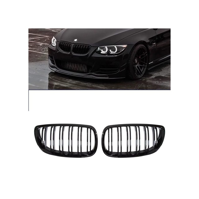 Autogp Bmw E92 E93 M3 Ön Böbrek Panjur Izgara 2006 / 2009 Çift Tırnak Agp-sm-e92-0609