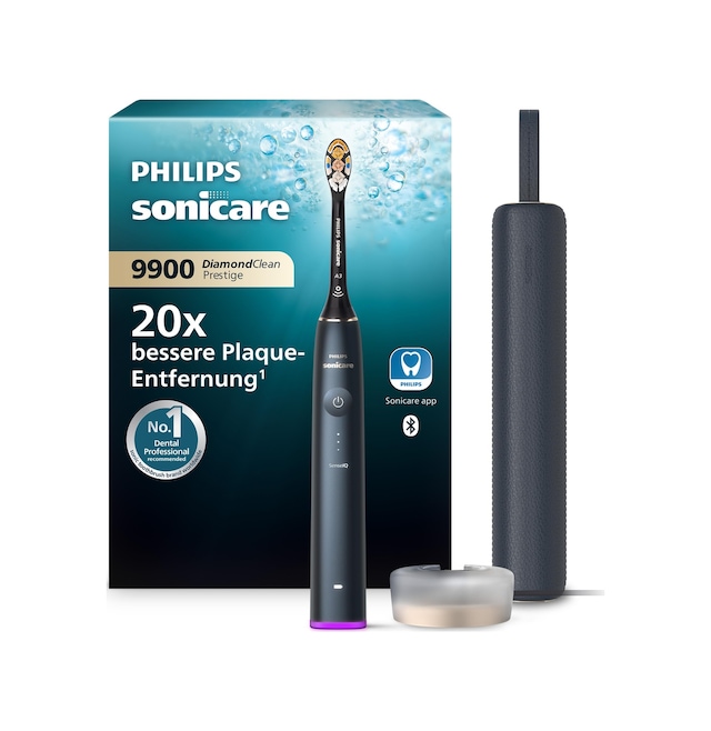 Philips Sonicare Diamondclean Prestige 9900 Elektrikli Diş Fırçası - Senseıq'lu Sonik Diş Fırçası, A3 Premium Hepsi Bir Arada Fırça Başlığı Ve Gece Mavisi Şarj Kutusu Model Hx9992/12