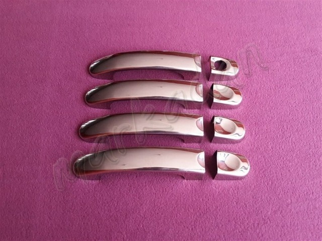 Woc Chrome Vw Caddy Krom Kapı Kolu 2004-2014 4 Kapı Paslanmaz Çel