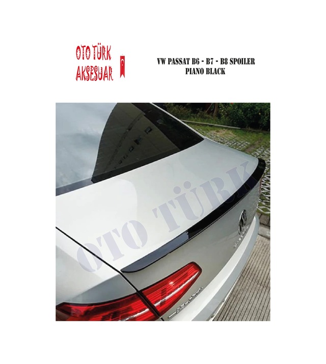 Vw Passat B6 Passat B7 Passat B8 Spoiler Piano Black