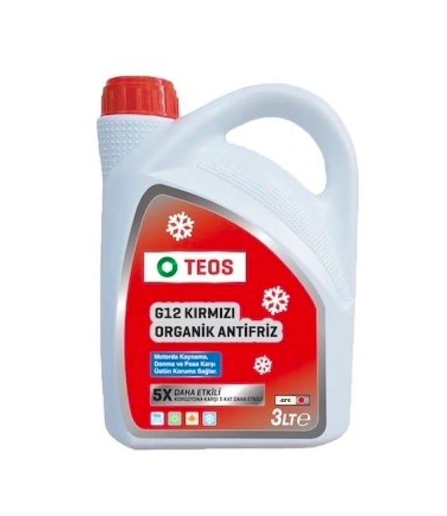 Teos -22 Derece Kırmızı Antifriz 3 L
