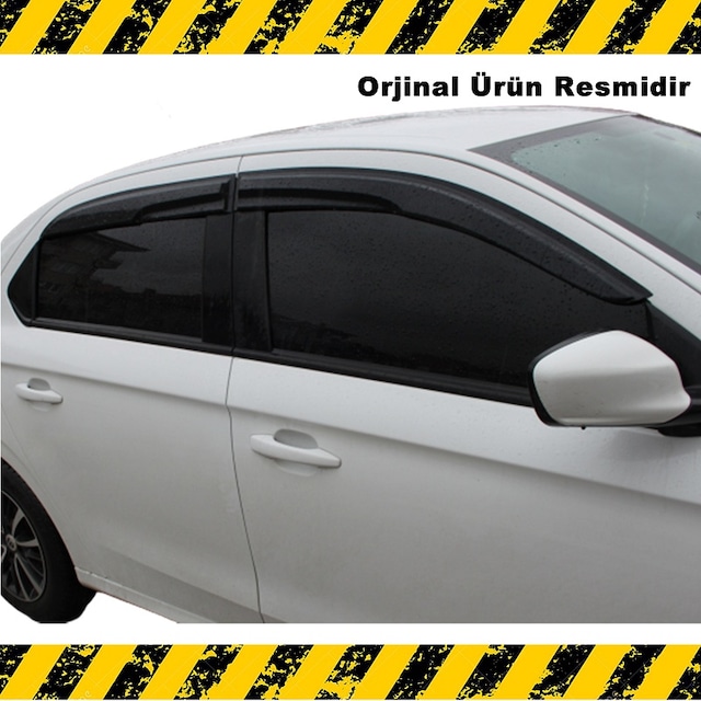 Citroen Elysee Mügen Cam Rüzgarlığı 2012 - 2020 Arası 4 Lü N11.9794