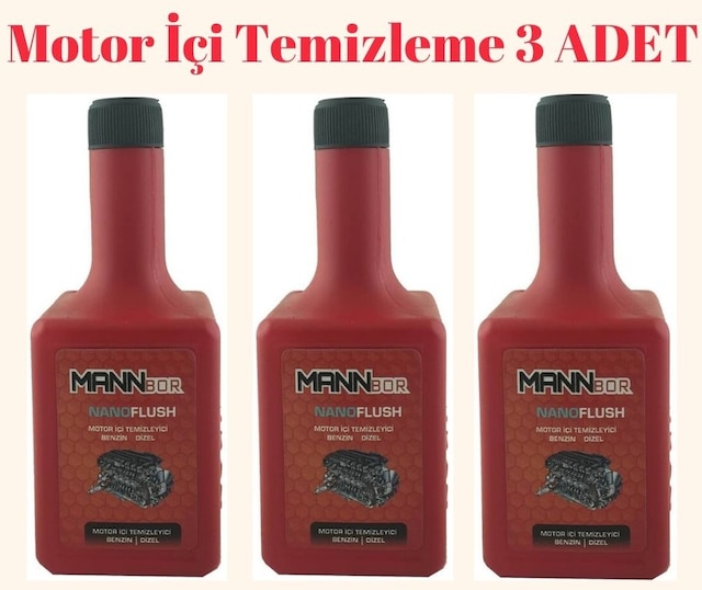 Mannbor Motor İçi Temizleme İlacı 250 Ml 3 Adet