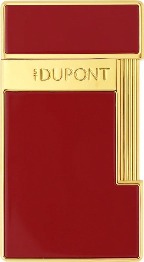 S.t. Dupont Lacquered Slimmy Kırmızı Puro Çakmağı 28030 - Tr8437