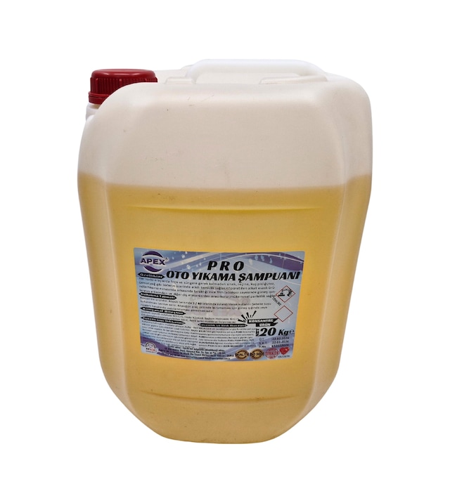 Araç Köpük Şampuanı 20 Kg, Oto Yıkama Şampuanı ,1/60 Konsantre
