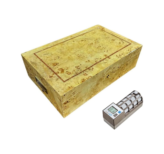 Lubinski İtaly Sedir Humidor Puro Kutusu Mapa Kavak 300's Cigarspa Elektronik Nemlendirme