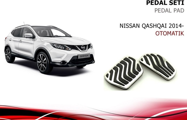 Autogp Nissan Qashqai Pedal Seti Takımı Geçmeli Otomotik